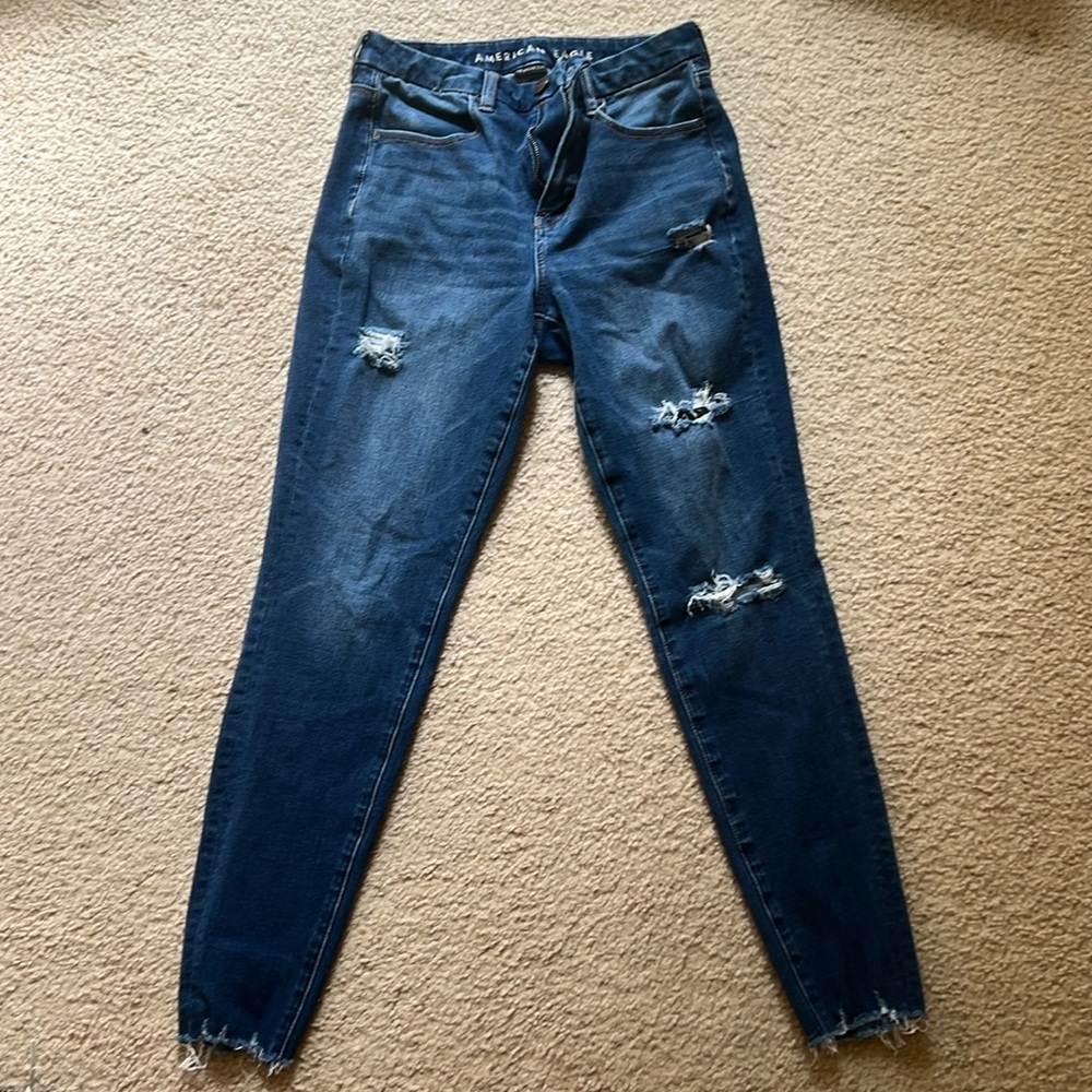American Eagle Outfitters High Rise Blue Jeans Classic